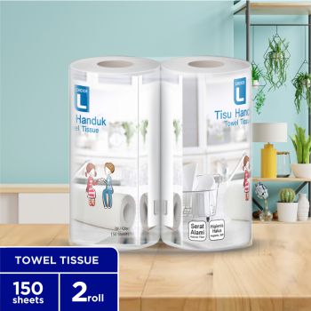 Lotemart Save Kitchen Towel 150's 2 Rolls/Bundle 15 Bundles/Carton